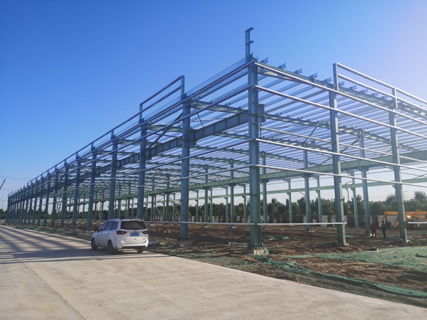 山东乾钢金属科技有限公司二期钢结构工程