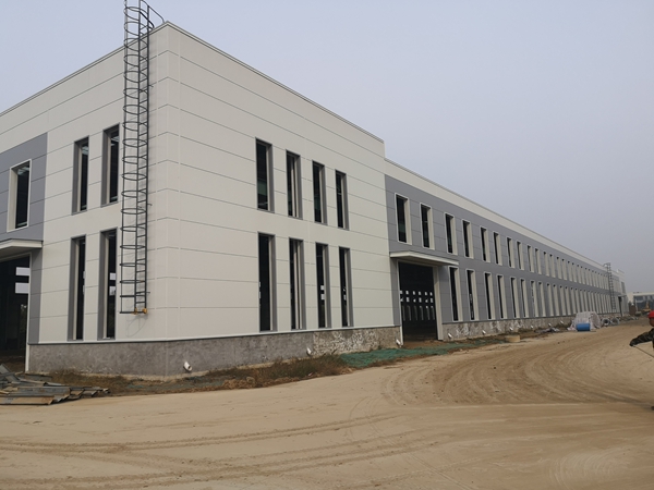 山东乾钢金属科技有限公司二期钢结构工程