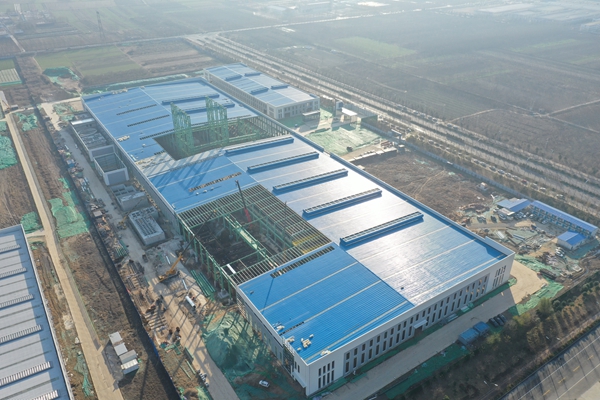 山东乾钢金属科技有限公司二期钢结构工程